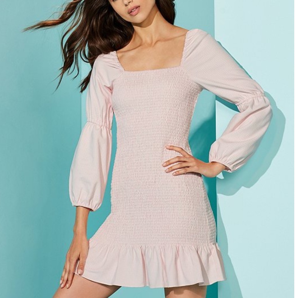 NWTs Gianna Bini long sleeve smocked dress